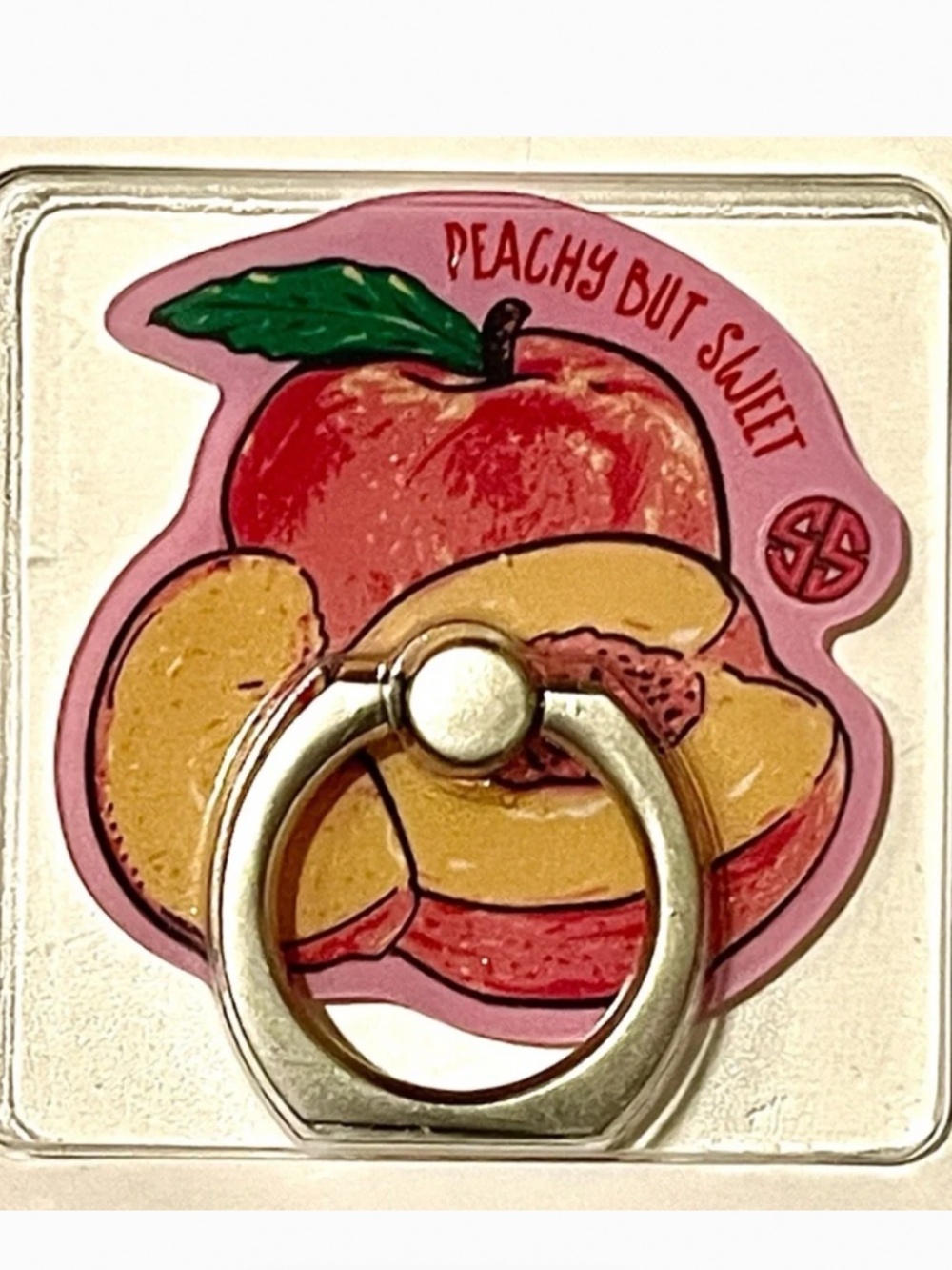 NEW Simply Southern Phone Holder Kickstand – “Peachy But Sweet” Design